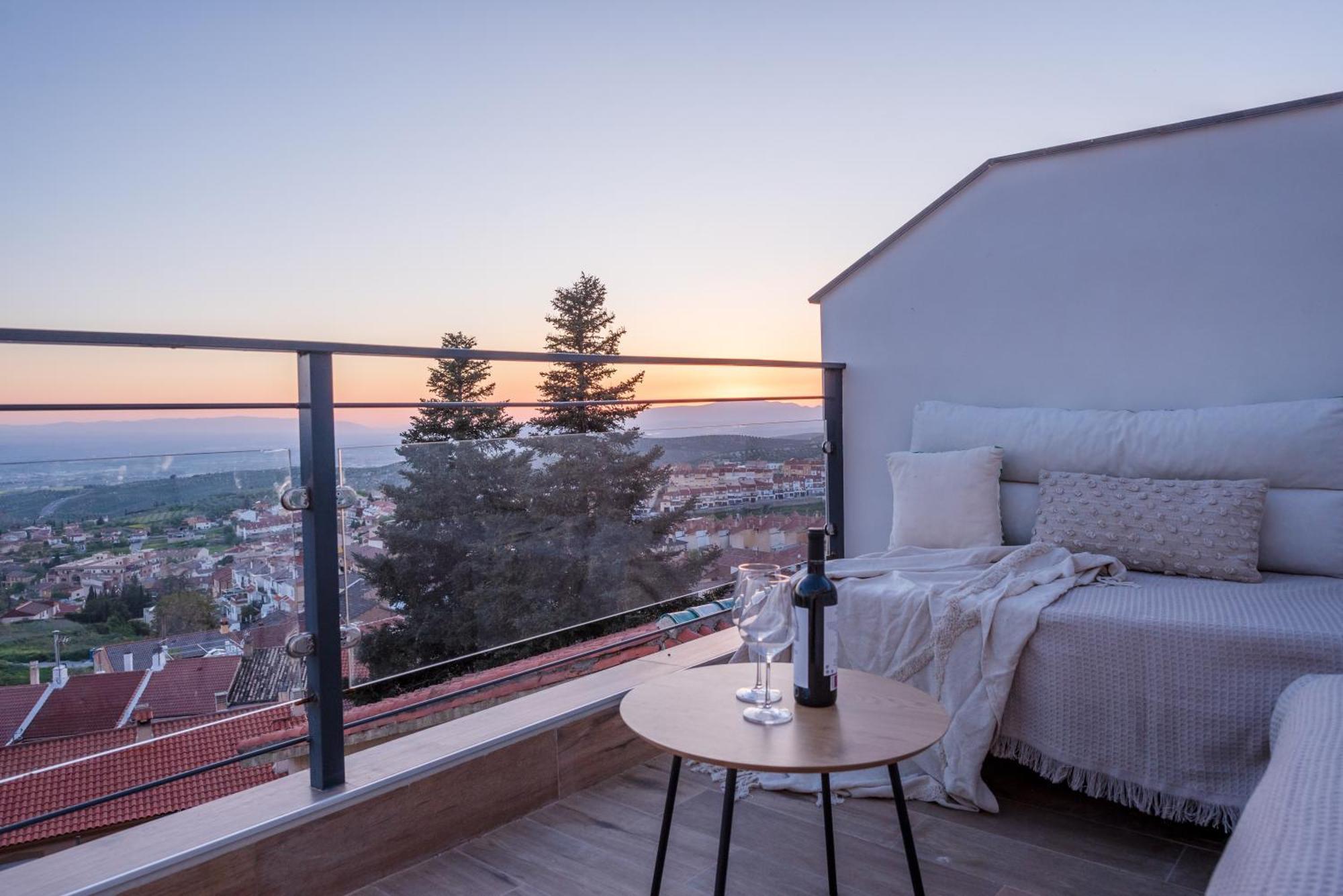 阿尔法卡Casa Penalisa Con Jacuzzi, Barbacoa, Chimenea Y Vistas Panoramicas A Granada别墅 外观 照片