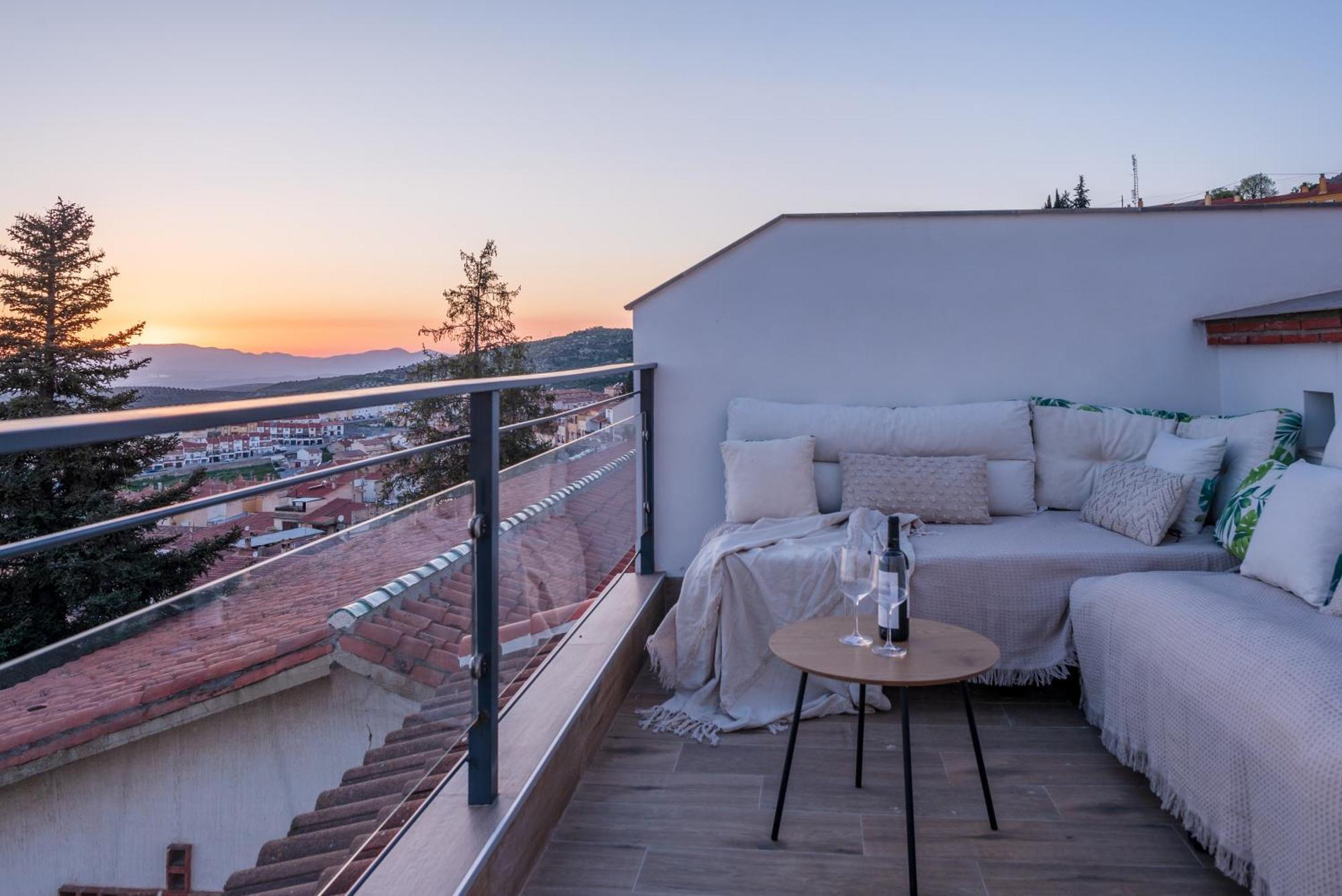 阿尔法卡Casa Penalisa Con Jacuzzi, Barbacoa, Chimenea Y Vistas Panoramicas A Granada别墅 外观 照片